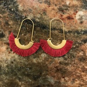**BRAND NEW MADEWELL TASSEL EARRINGS**